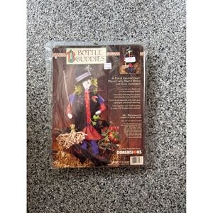 Dimensions Bottle Buddies Mz‎ Broomhilda Halloween Witch Craft Kit 62127 Vintage